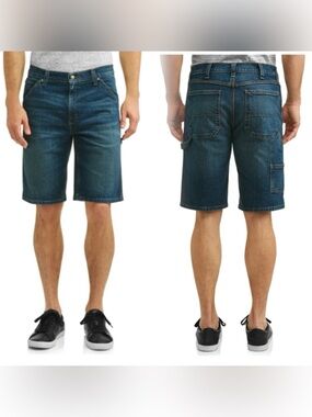Men's George - Medium Blue Denim Carpenter Shorts 44